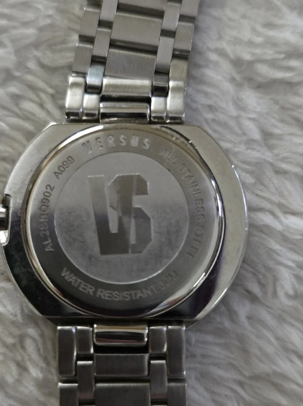 Versus By Versace Silver Tone Women's Watch with White Dial